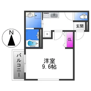 フジパレス平野南Ⅱ番館【1階】の間取り