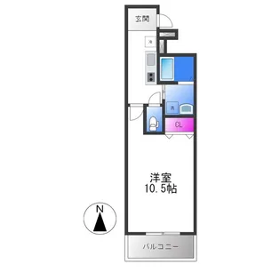 フジパレス西脇Ⅰ番館【2階】の間取り
