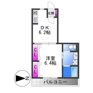 STABLE SHOJIHIGASHI【1階】の間取り