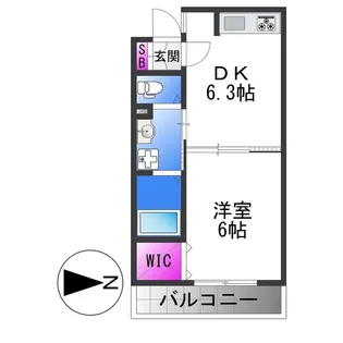 STABLE SHOJIHIGASHI【1階】の間取り