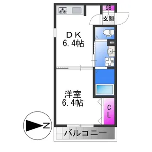 STABLE SHOJIHIGASHI【2階】の間取り
