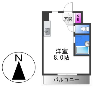 サンコート小澤【5階】の間取り