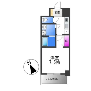 S−RESIDENCE堺浜寺broad【5階】の間取り