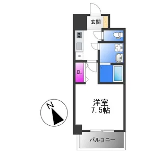 S−RESIDENCE堺浜寺broad【6階】の間取り