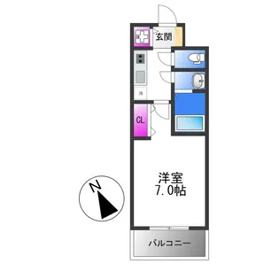 S−RESIDENCE堺浜寺broad【5階】の間取り