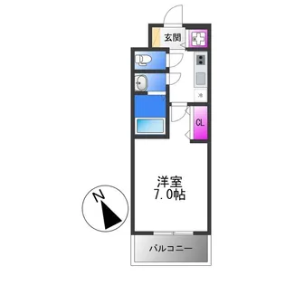 S−RESIDENCE堺浜寺broad【4階】の間取り