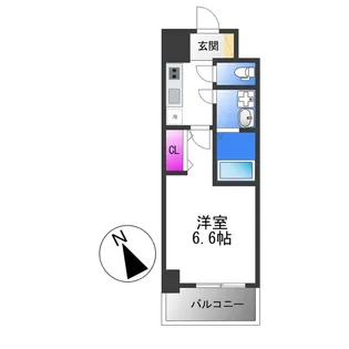 S−RESIDENCE堺浜寺broad【4階】の間取り