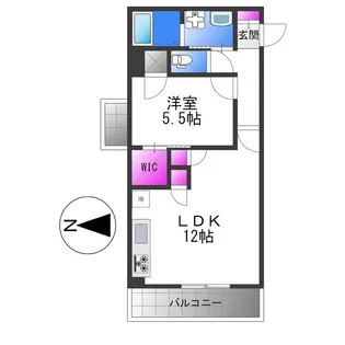 casa felice【6階】の間取り