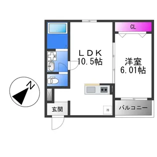 F+style柏原上市【2階】の間取り