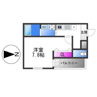 フジパレス今川駅東Ⅲ番館【1階】の間取り