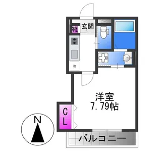 KTIレジデンス弥刀【1階】の間取り