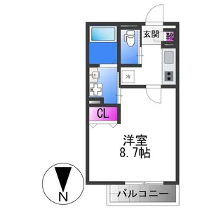 KTIレジデンス弥刀【2階】の間取り