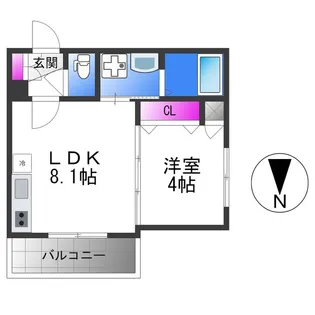 F asecia Velos【3階】の間取り