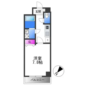 ルミエール八尾駅前【5階】の間取り
