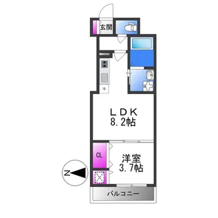 GRANDIR FOREST【1階】の間取り