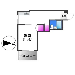 ユニ長吉ビル【3階】の間取り