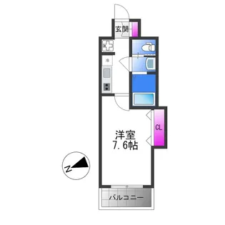Luxe布施北Ⅱ【10階】の間取り
