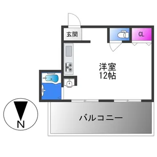 エスポワール白鷺【5階】の間取り