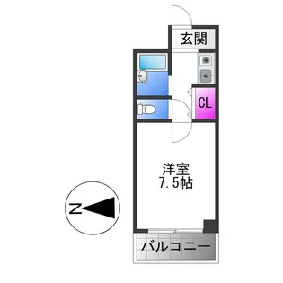 カサデグロリア【2階】の間取り