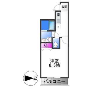 フジパレス弥刀駅北Ⅰ番館【1階】の間取り