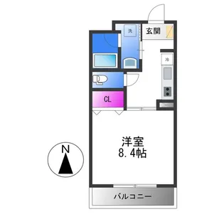 キャッスルコート【3階】の間取り