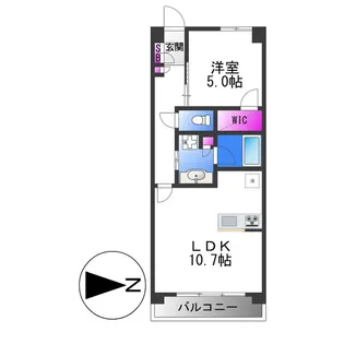 エスリード小阪プライムプレイス【3階】の間取り