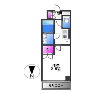 FLATS MINAGUCHI【6階】の間取り