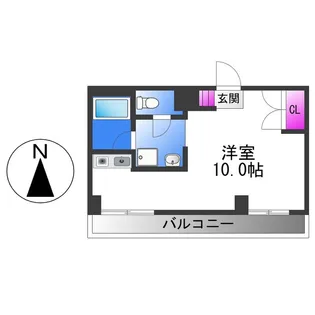 レガーレ長居公園【9階】の間取り
