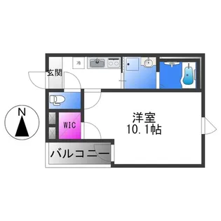 フジパレス平野南Ⅱ番館【3階】の間取り