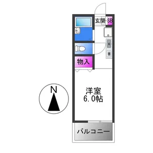 セジュールF【2階】の間取り