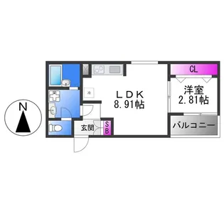 F+style上田3号館【3階】の間取り