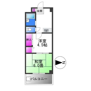 キッポー平野加美【1階】の間取り