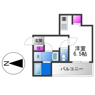 Arky新深江【1階】の間取り