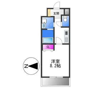 GRACE COURT Ⅱ【5階】の間取り