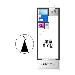 プチシャトー【3階】の間取り