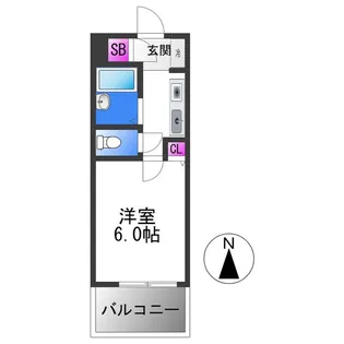 マンションタカトミ【3階】の間取り
