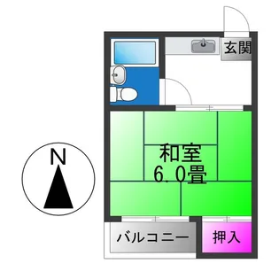 ホワイトシティ平野【3階】の間取り