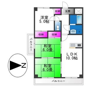 サンクチュアリ【8階】の間取り