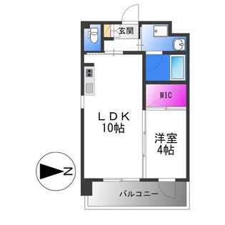 グランドゥーエ永和駅前【4階】の間取り