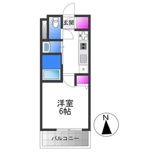 リアライズ布施駅前【5階】の間取り