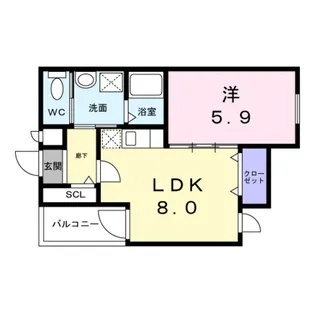 グラン【1階】の間取り