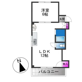 ロアール金岡【3階】の間取り