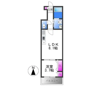 カーサセレーノ【2階】の間取り