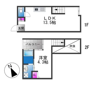 villapastorale【1階】の間取り