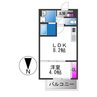 Tio Ruhe【1階】の間取り