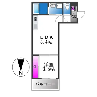 Tio Ruhe【3階】の間取り