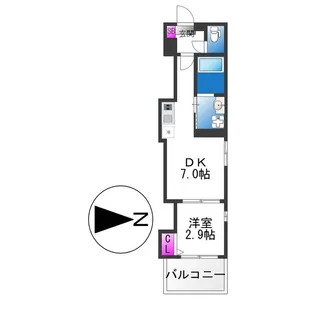 The Crest【1階】の間取り