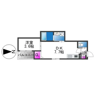 DEAR KINDAI【2階】の間取り