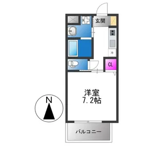 rest hirano【8階】の間取り