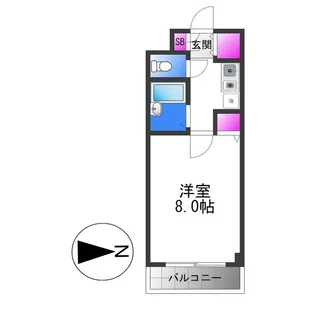 バーズ・ハウス【2階】の間取り